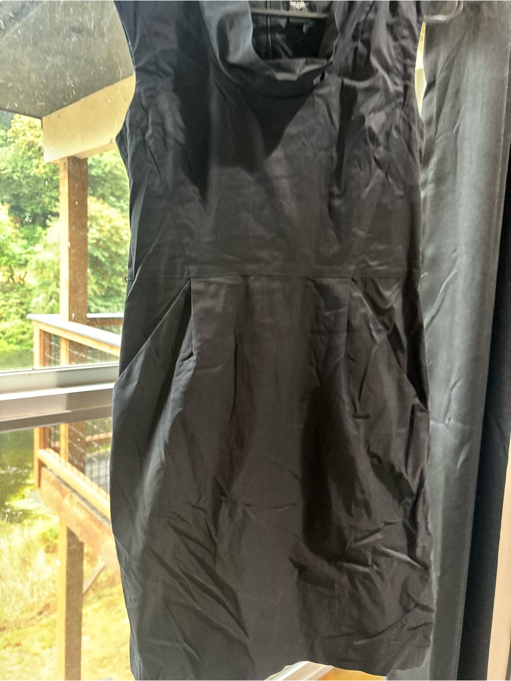 Ann Taylor Black Sleeveless Mini Dress